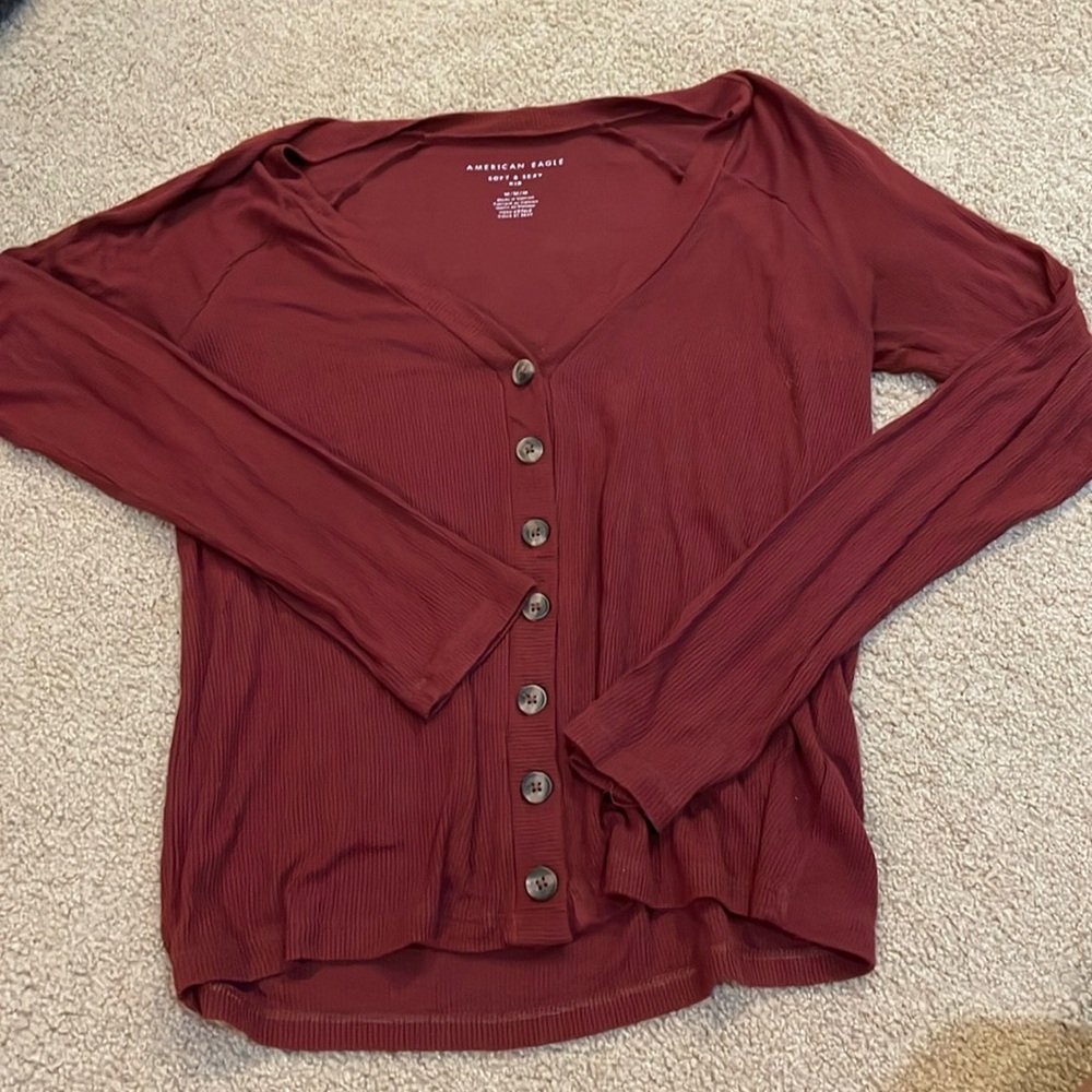 American Eagle soft and sexy ribbed cardigan